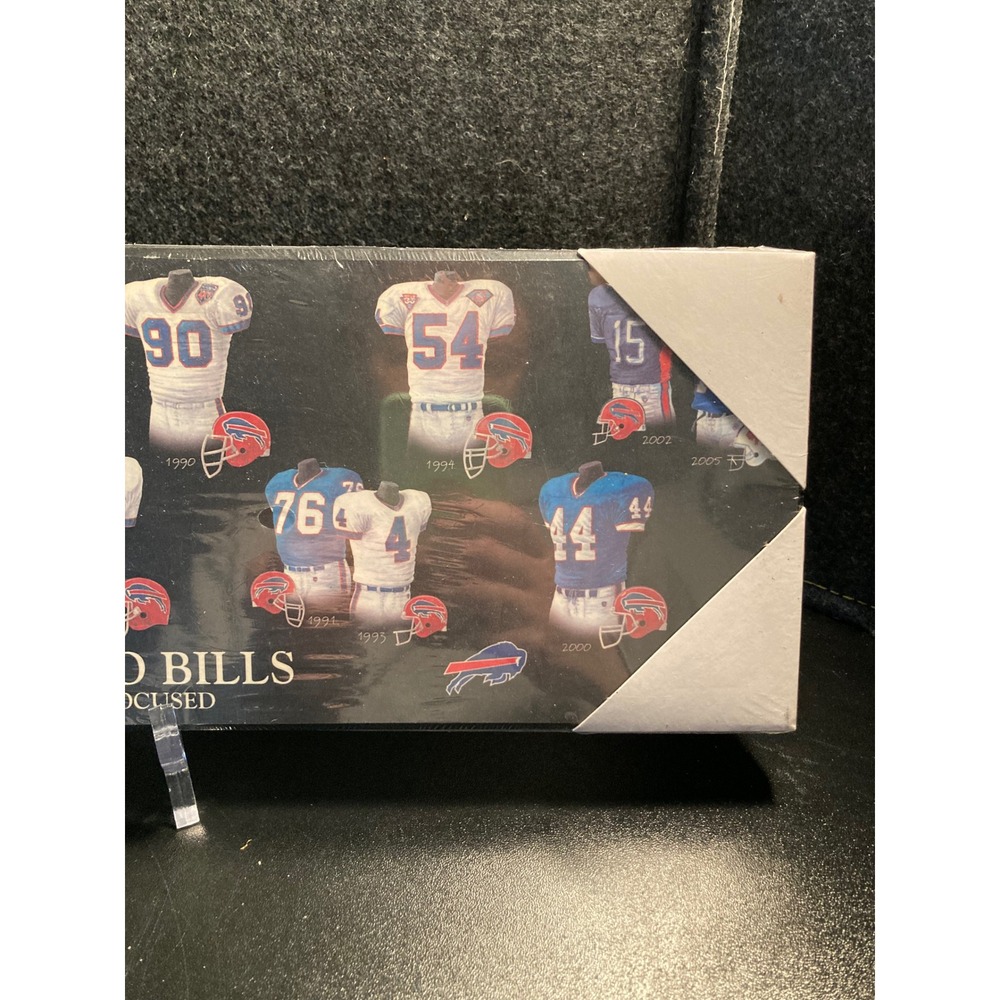 Buffalo Bills NFL Jersey Evolution Wall Plaque 5x15 Single Focused 1960-2005 NEW - Picture 4 of 8